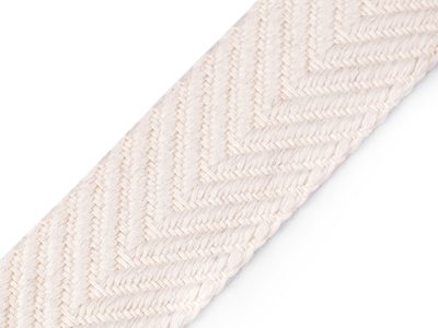 Oboustranný popruh šíře 38 mm METRÁŽ{% if variant.name %} – 3 krémová nejsvět.{% endif %}