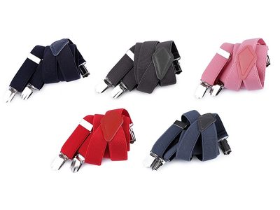 Dětské šle jednobarevné šíře 2,5 cm délka 80 cm tkané typ Y{% if product.brand.name %} – Stoklasa{% endif %}