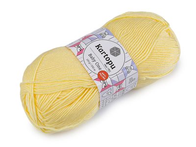 Pletací příze Baby One 100 g - 7 (331) žlutá světlá