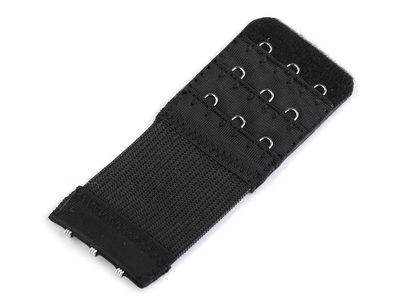 Prodloužení k podprsence šíře 40 mm 3 řady 3 očka{% if variant.name %} – 2 černá{% endif %}