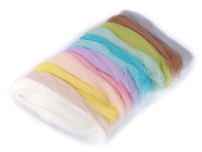 SADA barevná OVČÍ ROUNO 50 g česané{% if variant.name %} – 3 mix{% endif %}
