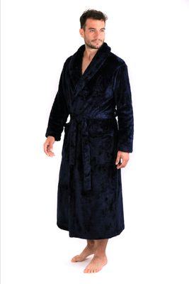 Tmavě modrý chlupatý župan Jack extra 21 20 5952{% if variant.name %} – L{% endif %}