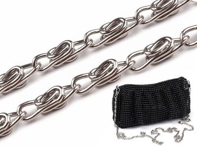Řetízek na kabelky s karabinou délka 90 cm{% if product.brand.name %} – Stoklasa{% endif %}