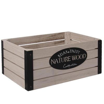 Dřevěná bedýnka RUSTIC O0012 - 31 x 21 x 13 cm{% if product.brand.name %} – Morex{% endif %}