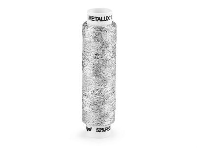 Nitě vyšívací 100 m Metalux{% if variant.name %} – 301 stříbrná{% endif %}