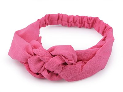 Látková čelenka pin-up jednobarevná{% if variant.name %} – 4 pink{% endif %}