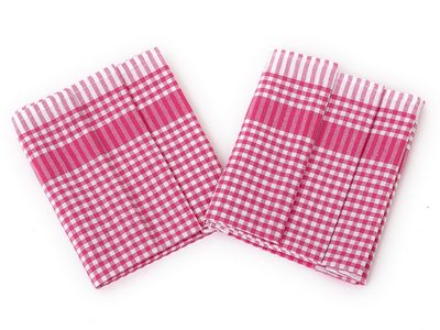 Utěrka PAR červenobílá kostka 45x65 cm balení 3 ks{% if product.brand.name %} – Bade Home{% endif %}