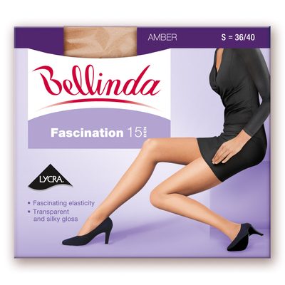 Klasické punčochy Fascination – 15 den, elegantní lesk{% if product.brand.name %} – Bellinda{% endif %}