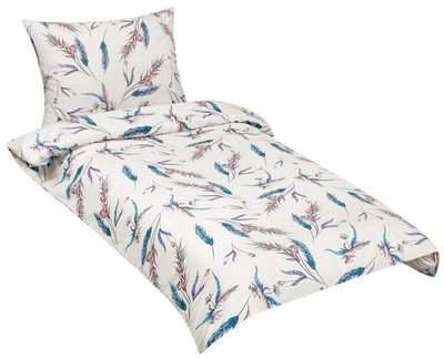 Bavlněné povlečení Béžová,Modrá 90/504{% if variant.name %} – 140x220 cm, 70x90 cm{% endif %}