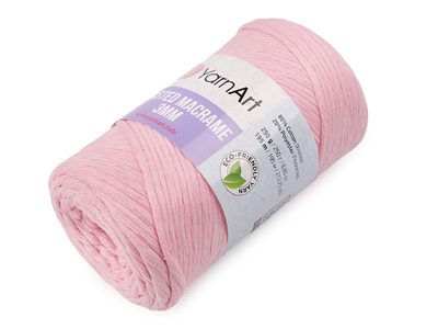Pletací příze Twisted Macrame 250 g{% if variant.name %} – 4 (762) růžová sv.{% endif %}