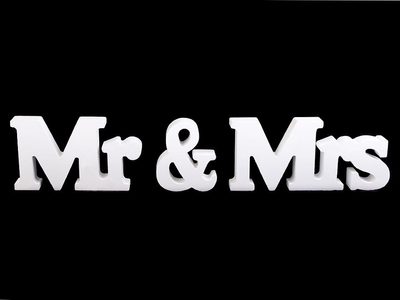 3D dekorace Mr a Mrs{% if product.brand.name %} – Stoklasa{% endif %}