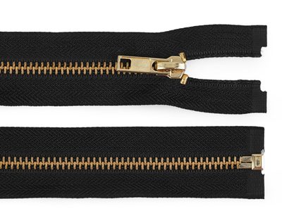 Kovový / mosazný zip šíře 6 mm délka 65 cm{% if product.brand.name %} – Stoklasa{% endif %}