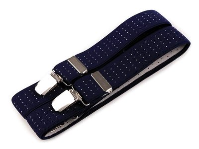 Šle pánské široké 3 cm délka 120 cm typ X{% if variant.name %} – 39 modrá tmavá{% endif %}