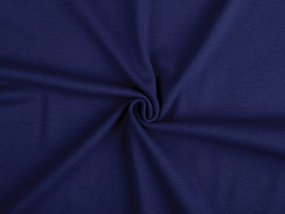 Úplet bavlněný elastický hladký / náplet METRÁŽ{% if variant.name %} – 9 (SES03) modrá tmavá{% endif %}