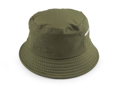 Bavlněný letní klobouk unisex{% if variant.name %} – 8 (vel. 58) zelená khaki{% endif %}