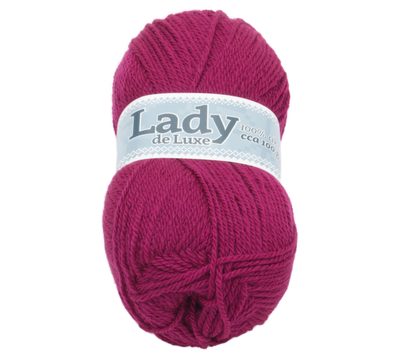 Příze LADY de Luxe Růžová 1103 100g / 238 m{% if product.brand.name %} – Bellatex{% endif %}