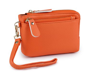 Malá peněženka / mincovka / klíčenka 9x13 cm{% if variant.name %} – 2 oranžová{% endif %}