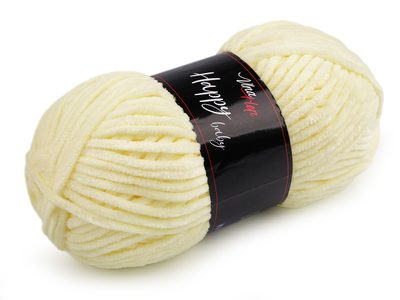 Pletací žinylková příze Happy Baby 100 g{% if variant.name %} – 3 (41246) béžová nejsv.{% endif %}