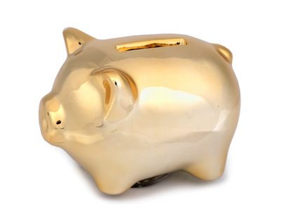 Zlaté prasátko pro štěstí / pokladnička 7 cm{% if product.brand.name %} – Stoklasa{% endif %}