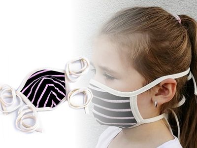 Dětská rouška z bavlněného úpletu - vhodná pro letní období{% if product.brand.name %} – Stoklasa{% endif %}