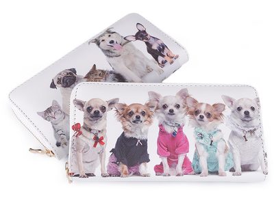 Dámská peněženka pes, kočka 10x19 cm{% if product.brand.name %} – Stoklasa{% endif %}