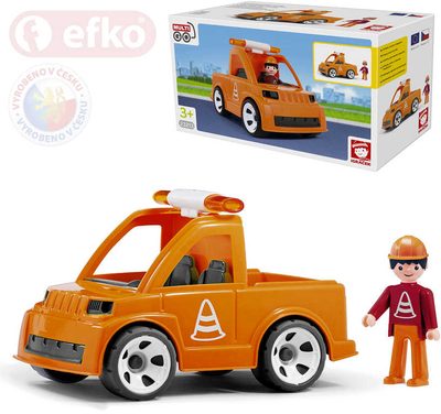 IGRÁČEK MultiGO Set auto vozidlo silniční údržby s cestářem – fotka 1