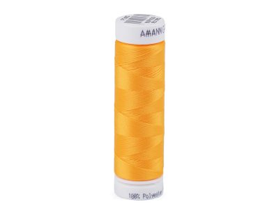 Polyesterové elastické nitě návin 100 m Aspotex 120 Amann 240239{% if variant.name %} – 0607 žlutá - tmavá{% endif %}