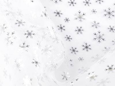 Organza s vločkami METRÁŽ{% if product.brand.name %} – Stoklasa{% endif %}