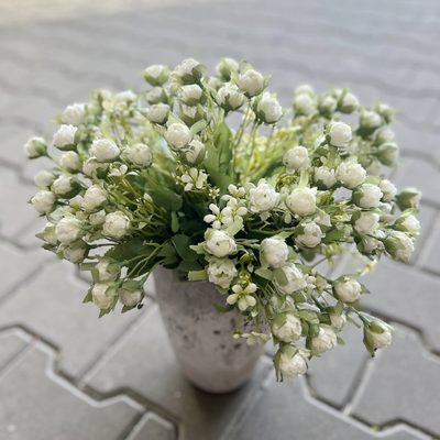 Umělé kamélie - bílá – fotka 2