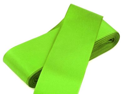 Stuha taftová šíře 40 mm návin 10 m{% if variant.name %} – 307 zelená limetková{% endif %}