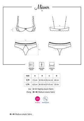 Erotický komplet Miamor set – fotka 2