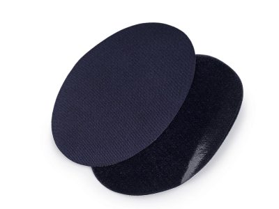 Nažehlovačka / záplata ovál 10x15,5 cm 2 kusy{% if variant.name %} – 2 modrá tmavá{% endif %}