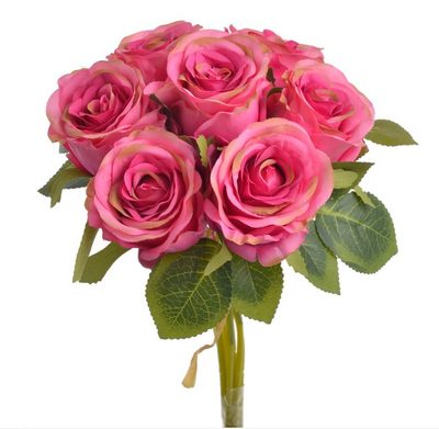 Kytice růží 9 ks - fuchsiová{% if product.brand.name %} – Canea{% endif %}