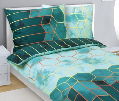 Bavlněné povlečení Zelená 90/636{% if product.brand.name %} – Bellatex{% endif %}