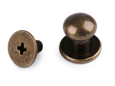 Sedlářský nýt šroubovací Ø7 mm 10 párů{% if product.brand.name %} – Galanterka{% endif %}
