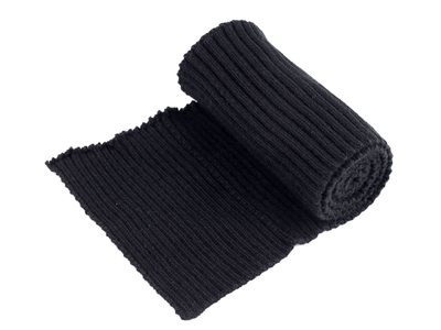 Elastický žebrovaný náplet hrubší šíře 14 cm{% if variant.name %} – 2 černá{% endif %}