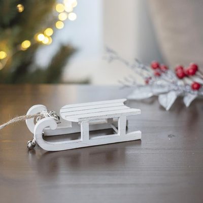 Dekorační sáňky D3185-01 – fotka 1