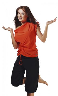 Fitness tričko Atena III orange – fotka 3