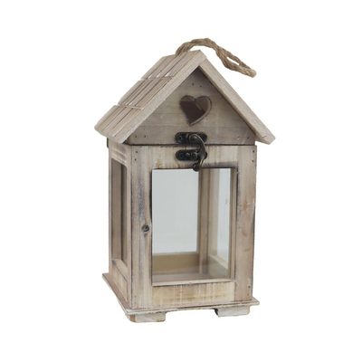 Dřevěná lucerna domeček 23 cm D7097{% if product.brand.name %} – {% endif %}