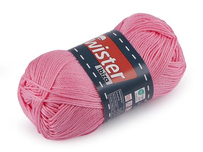 Bavlněná pletací příze Twister Ibiza 50 g{% if variant.name %} – 5 (31) růžová{% endif %}