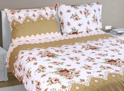 Bavlněné povlečení na dvoudeku Hnědá 90/307{% if product.brand.name %} – Bellatex{% endif %}