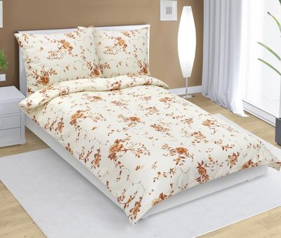 Krepové povlečení Béžová 80/257{% if product.brand.name %} – Bellatex{% endif %}
