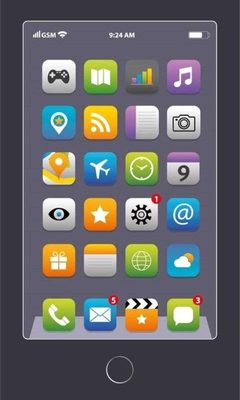 DETEXPOL Dětský ručník Telefon Grey Bavlna - Froté, 50/30 cm{% if product.brand.name %} – DETEXPOL{% endif %}
