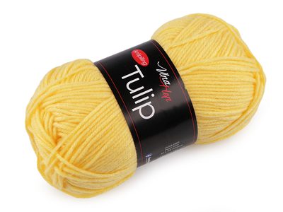 Pletací příze Tulip 100 g{% if variant.name %} – 22 (41244) žlutá{% endif %}