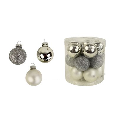 Vánoční ozdoba, sada 15ks S0173/ST - dia 3 x 3,4 cm{% if product.brand.name %} – Morex{% endif %}