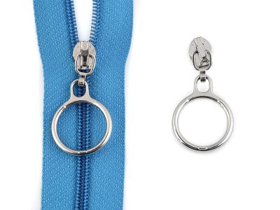 Jezdec ke spirálovým zipům No 3 s kroužkem 5 kusů{% if product.brand.name %} – Galanterka{% endif %}