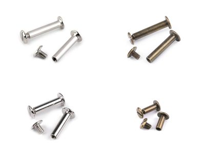 Knihařský šroub 12; 16; 20 a 25 mm 10 párů{% if product.brand.name %} – Galanterka{% endif %}