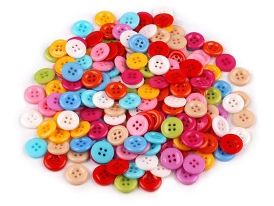 Knoflík barevný mix velikost 20" 200 kusů{% if product.brand.name %} – Galanterka{% endif %}