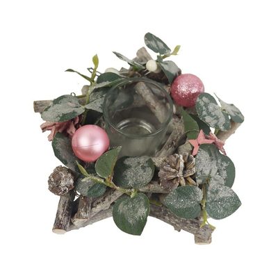 Dekorační svícen P1703 - dia 20 x 8 cm{% if product.brand.name %} – Morex{% endif %}