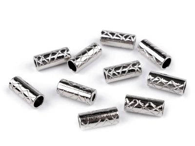 Kovová koncovka na šňůru Ø4 mm / ozdoba  10 ks{% if product.brand.name %} – Galanterka{% endif %}